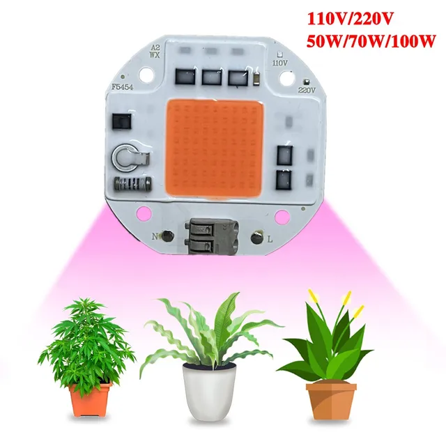 100W 70W 50W Cob Led Grow Light Hegesztés Ingyenes 220 V 110 -Es Chipek Növényekhez Növekvő Világos Sátor Teljes Spektrum Phytolamp - Image 4