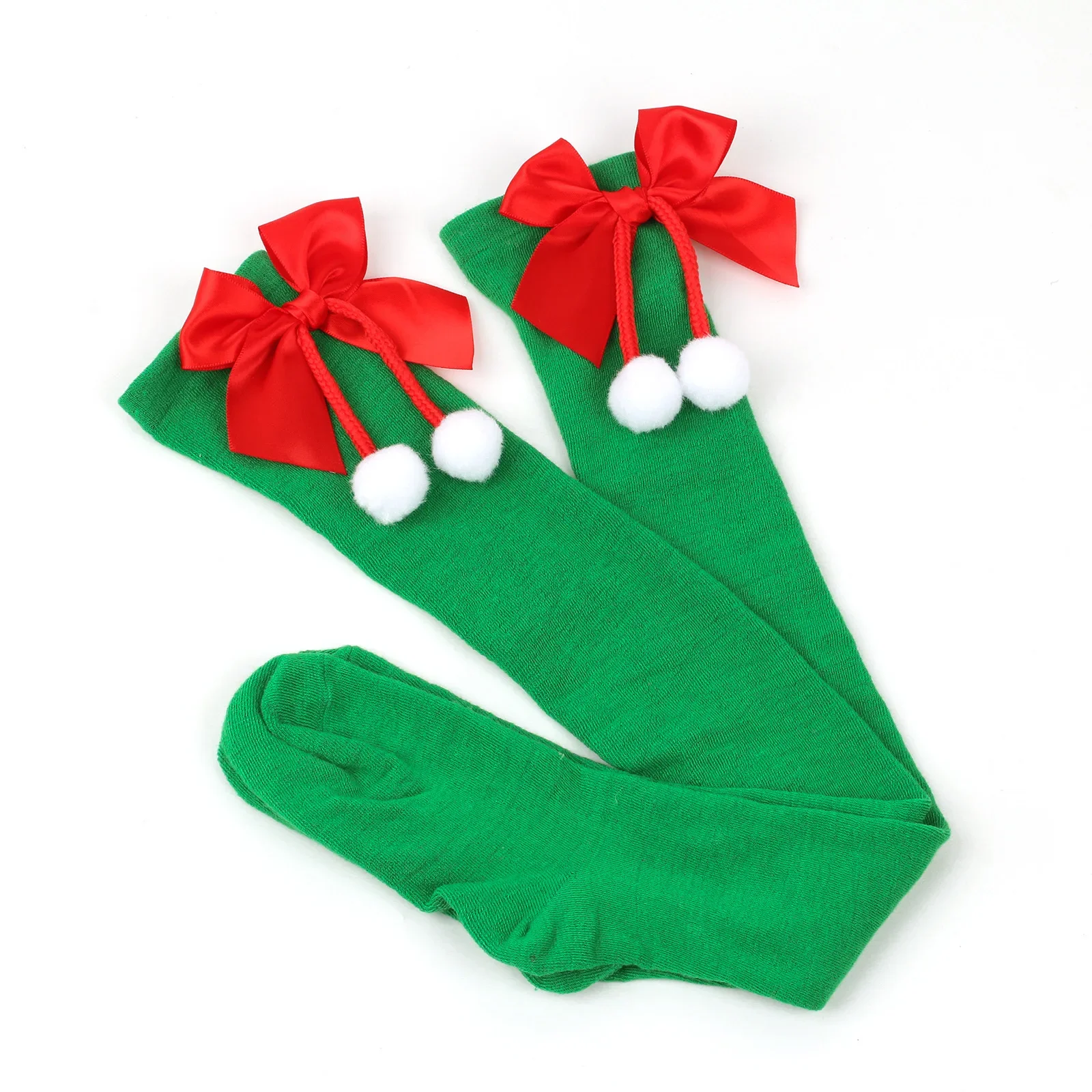 Christmas Gift Stockings Women's Long Tube Striped Socks Medias Casual Cute Medias Para Mujer Navidad Chaussettes Winter 3 Pairs