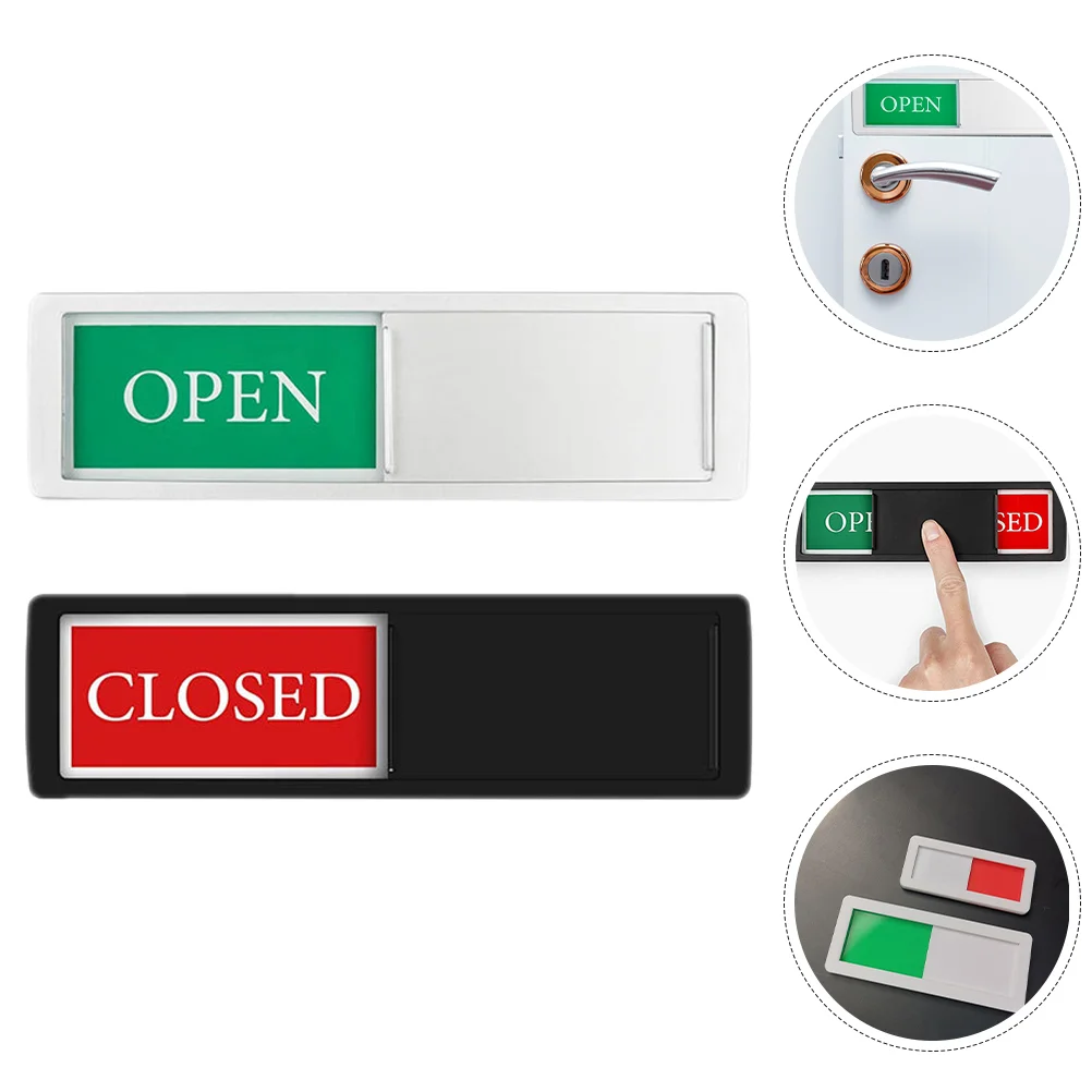 

2pcs Toilet Door Vacant Occupied Signboard Toilet Signboard Durable Signboard