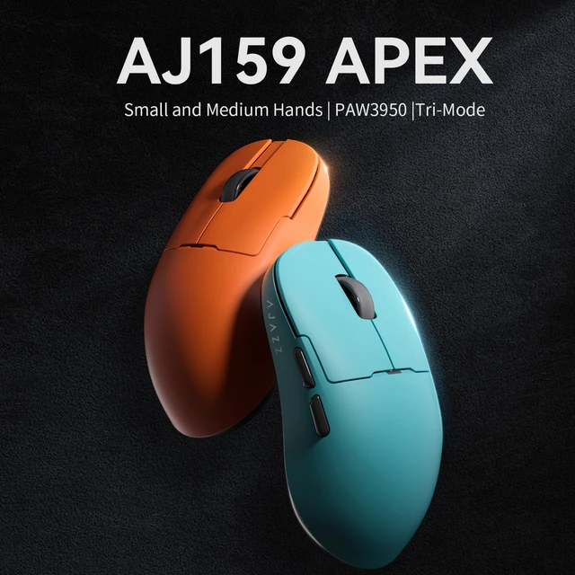 ワイヤレスゲーミングマウス,Bluetooth,AJAZZ-APEX g,2.4 dpi,ゲーマー 