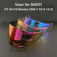 SHOEI GT Air Neotec CNS-1 TC-5 TC-9 GT Air 2 용 헬멧 바이저, UV 컷 헬멧 실드, Casco Moto 얼굴 실드, 앞유리