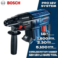 BOSCH GBH 180-LI Brushless Cordless Rotary Hammer Bare Tool 18V Multifunctional Lithium Percussion Bosch Hammer Drill GBH180-LI 1
