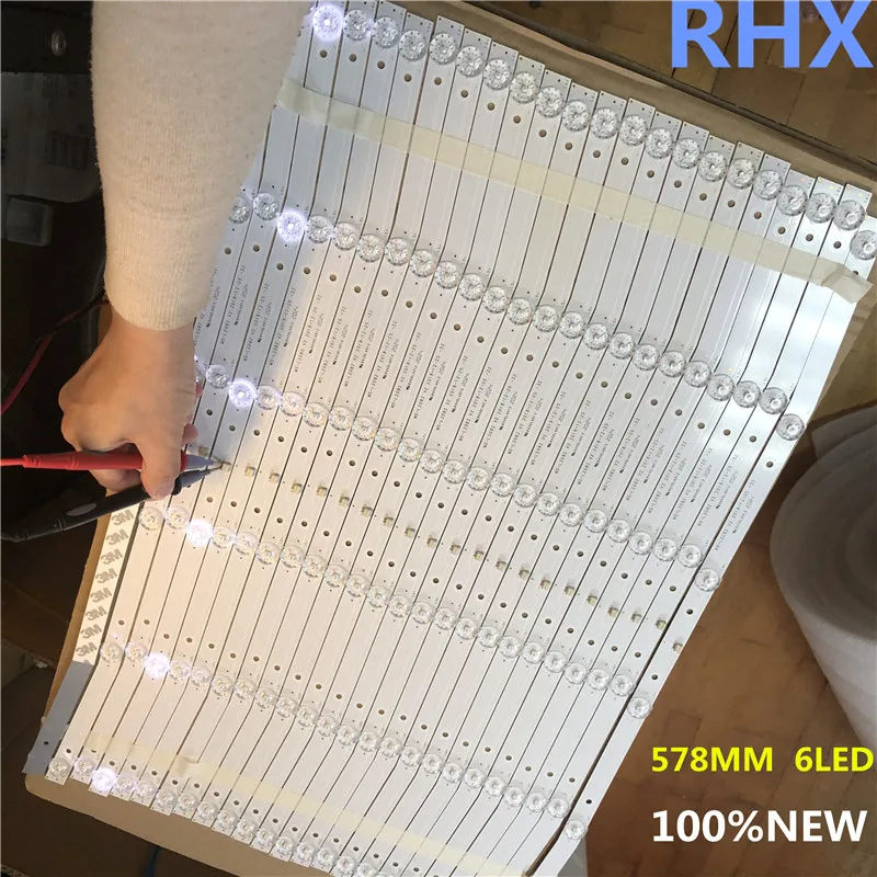 Per L2082 Tv Lcd Retroilluminazione Bar 6 Led-Fernseher Akai Ms-L2082-V2 Per Tv Nordmende Nd32N2100J 578Mm 32 Pollici Uso 100% Nuovo