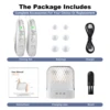 Rechargeable  USB Hearing Aid Behind the Ear Sound Amplifier Elderly Noise Cancelling Deaf Care  Charging case 6