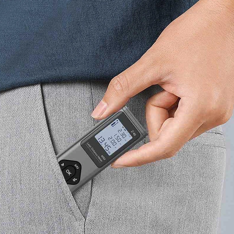 40m Digital Laser Rangefinder Tape Measure Tool Angle Measure Range Finder For Xiaomi tape measure laser rangefinder laser tape measure digital tape measure