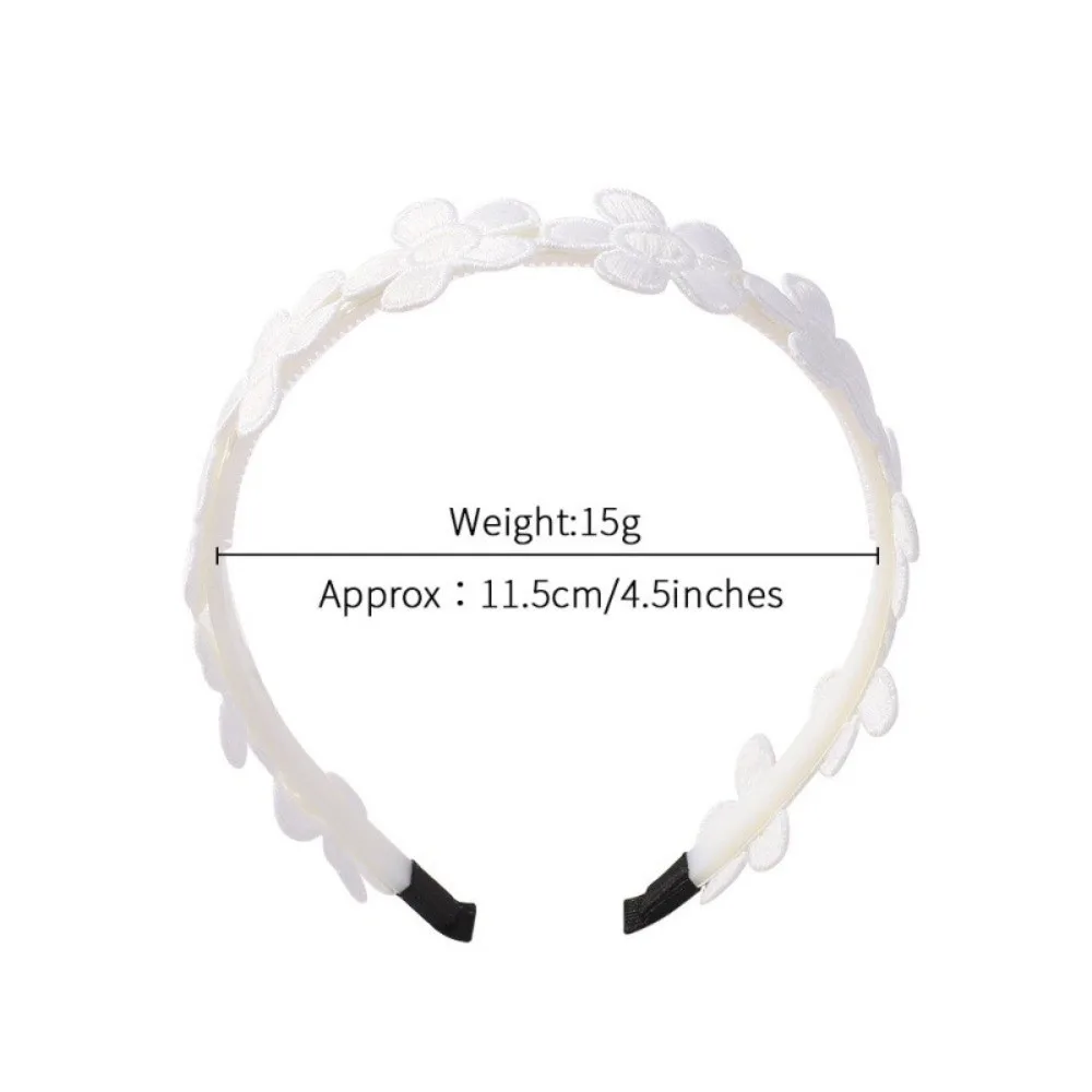 Girls Polyester Flower Headband for Birthday Party