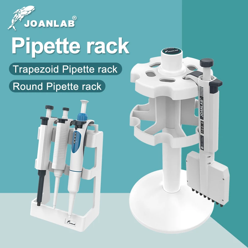 JOANLAB Laboratory Pipette Rack Trapezoid Pipette Stander And Round Pipette Holder For Placing Lab Micropipette JOANLAB Laboratory Pipette Rack Trapezoid Pipette Stander And Round Pipette Holder For Placing Lab Micropipette