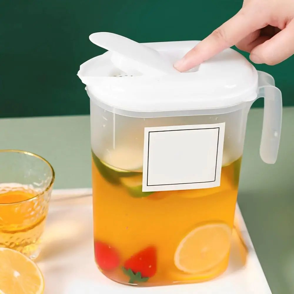 Large Capacity Fridge Jug Transparent Sealing Kettle with Filter Lid with Handle 1.5L 2L Heat Resistant Water jug Juice Jug