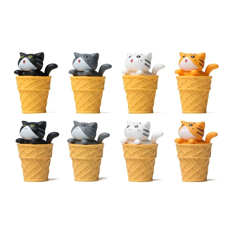 

Cats Animal Statues Home Decorations Miniature Sculptures Table Ornaments