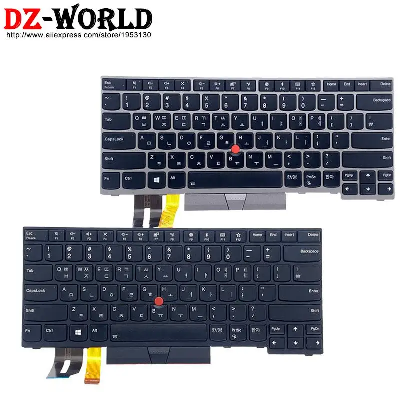 Original Novo Teclado para Lenovo Thinkpad E480 E490 T480s kr Coreano L480 T490 T495 L380 L390 Yoga L490 P43s E485 E495 Laptop