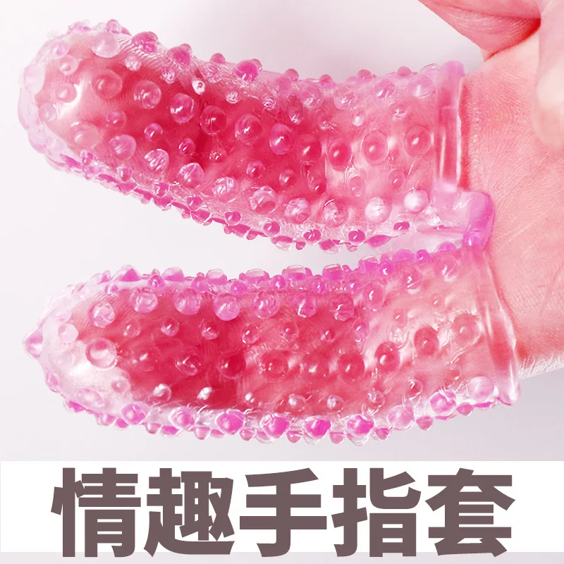 Sex Toys 2pcs Woman Clitoris Orgasm Finger Sleeve