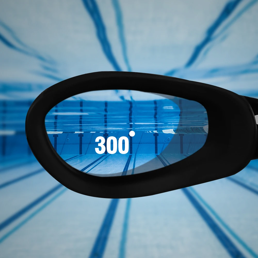 Myopia Swimming Goggles -1.0~-9.0 Anti Fog Waterproof