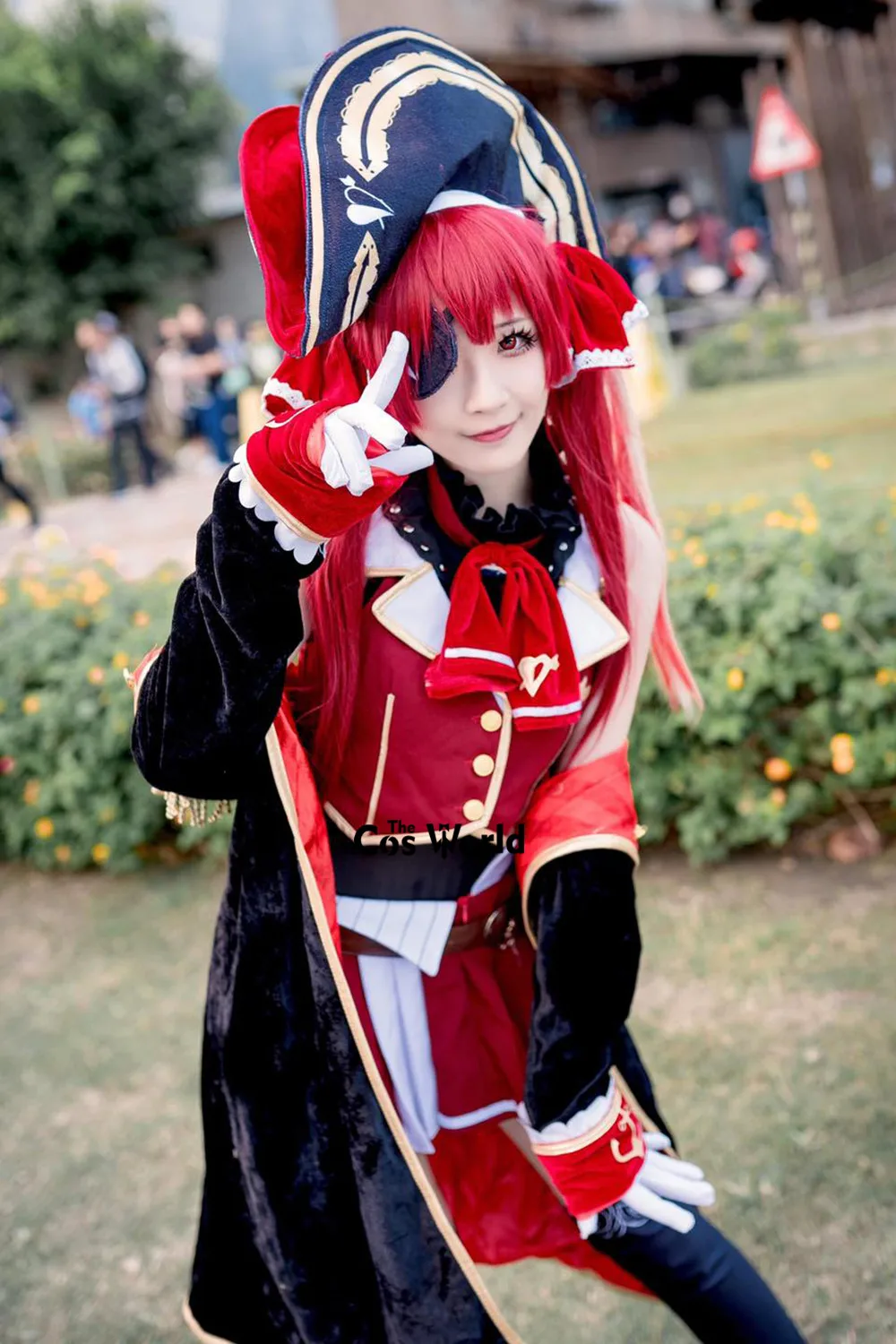 Virtual YouTuber Houshou Marine Outfits Anime Cosplay Costumes - Deutscher Produkttitel: VTuber Houshou Marine Cosplay Outfits 3