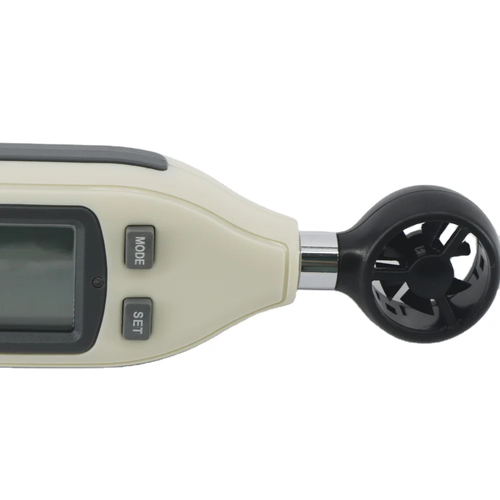 YYHC- Digital Anemometer Air Velocity Meter Wind Speed Meter with Temperature Function Range 0~30M/s