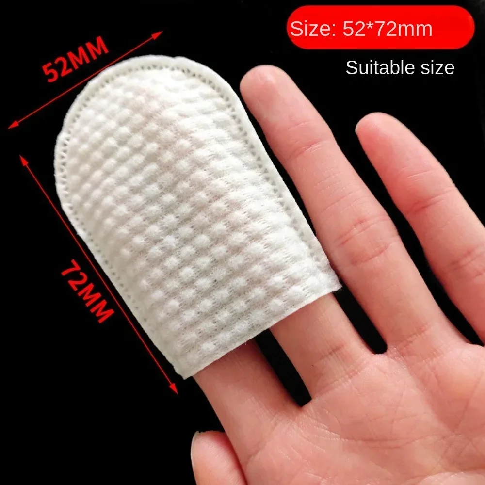 120pcs/Bag U-Shaped Pocket Cotton Pad Soft Oral Cleaning Cotton Bag Makeup Facial Cotton Pads Removing Pad Cosmetic Pad