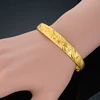 9 Style Punk Gold Silver Color Bracelets for Women Streetwear Goth Round Flower CZ Metal Open Bangle Fashion Jewelry Gifts 4