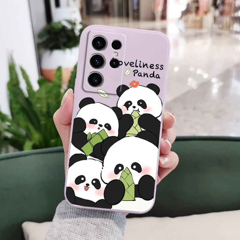 Adorable Giant Panda Silicone Phone Case