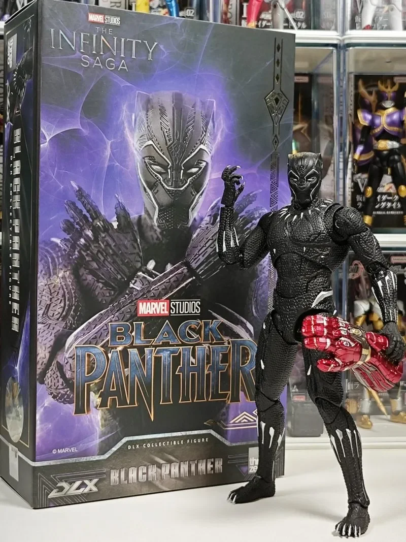 

Marvel Gk Бесконечность Сага Dlx Черная пантера аниме Коллекционная Фигурка 3z03250c0 ПВХ подвижная модель статуя Мальчик Дети крутой подарок