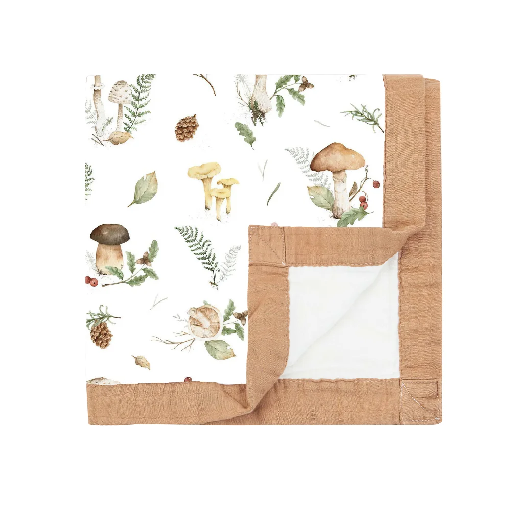 Cotton Blanket Baby Blanket Bamboo Cotton Baby Swaddle Newborn Quilt Size 120x150cm