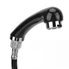 Shower faucet Black Shower Head Hose Suitable For Hair Salon Non-pressurized Nozzle bathtub faucets 15cm Pipe 117cm Alloy ABS 3