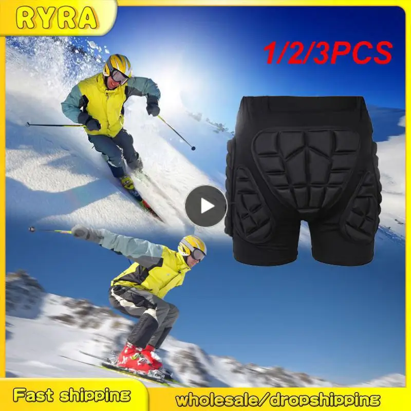 

1/2/3PCS Unisex Motocross Protective Shorts Ski Skate Skateboard Snowboard Protection Hip Butt Pad Drop Resistance Roller Padded