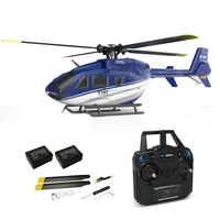 RC ERA C187 2.4G 4CH  Helicopter Single Blade EC-135 Scale 6-Axis Gyro Electric Flybarless RC Remote Control Helicopter RTF 1