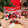 New Christmas Santa Mochi Taba Squishy Kitty Paw Stress Relief Decompression Toy With Flocking Xmas Holiday Party Gift 6