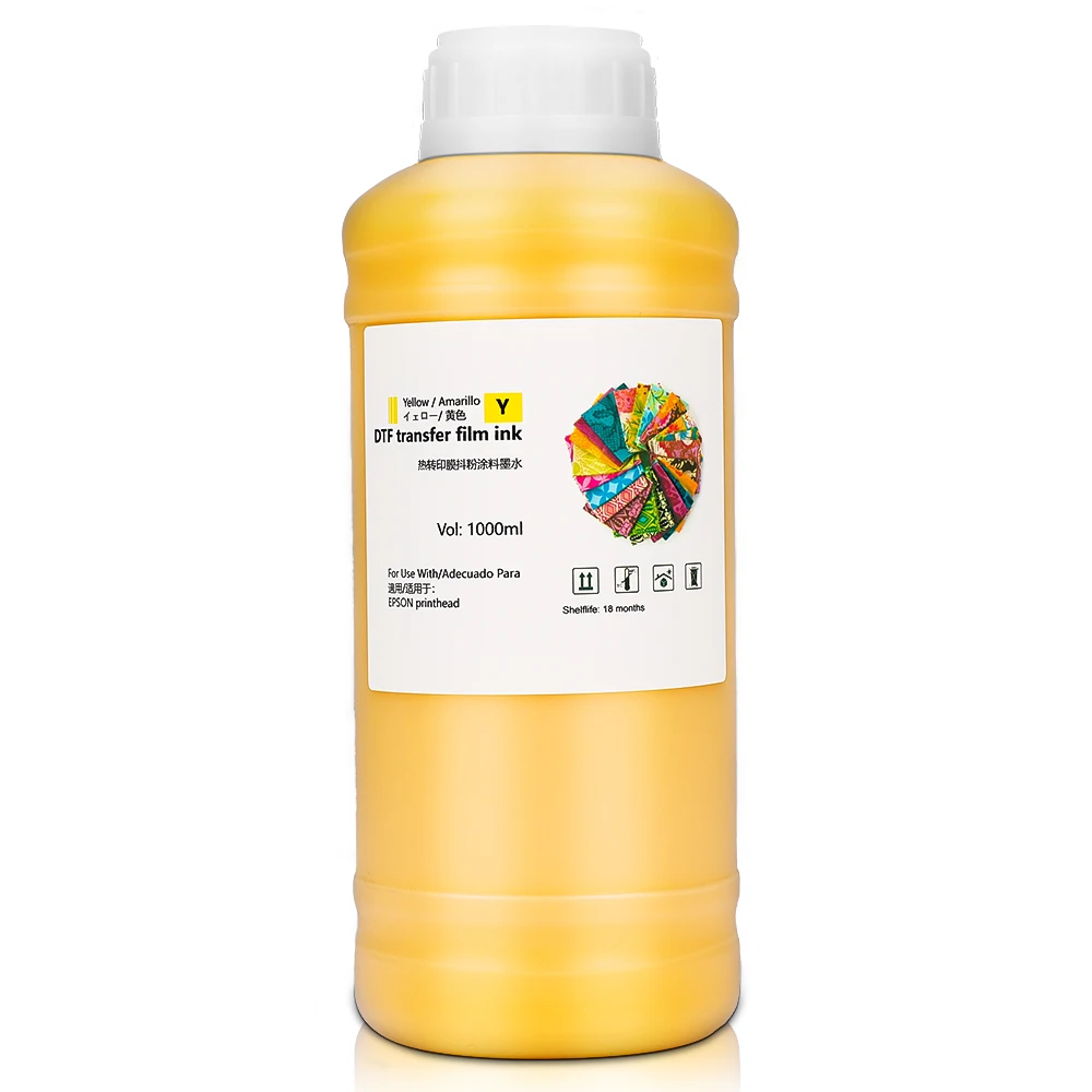 1000ml DTF ink DTF membrane transfer for Epson I3200 P800 L1800 1390 L800 L805 1430 3880 PET Film print
