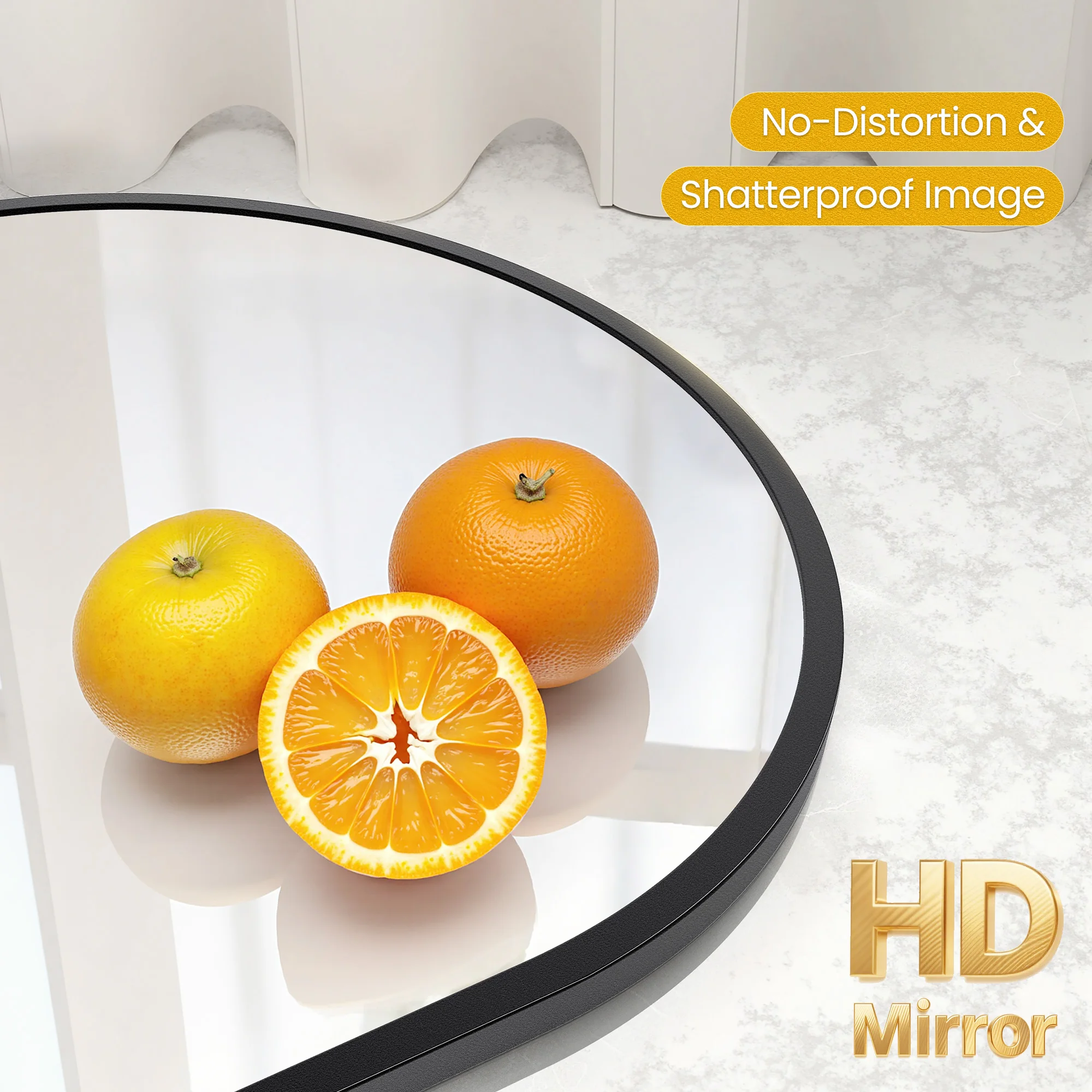 Arched Metal Wall Mirror 3