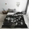 1D Rock One Directions Blankets Flannel Textile Decor   Multifunction Soft Throw Blanket for Home Outdoor Rug Piece 2