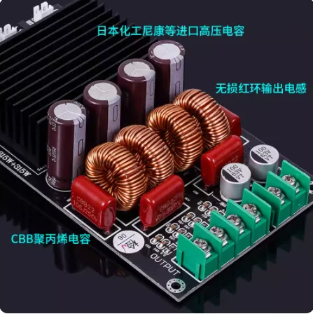 SAMP-100 하이파이 디지털 앰프 보드, 고출력 2 채널, TPA3255, 2x300W, 600W 발열