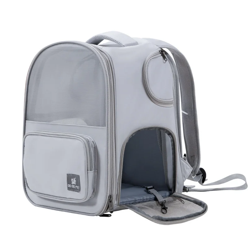 Title 20, Pet Backpack Expandable Bag Large Capacity Brea...