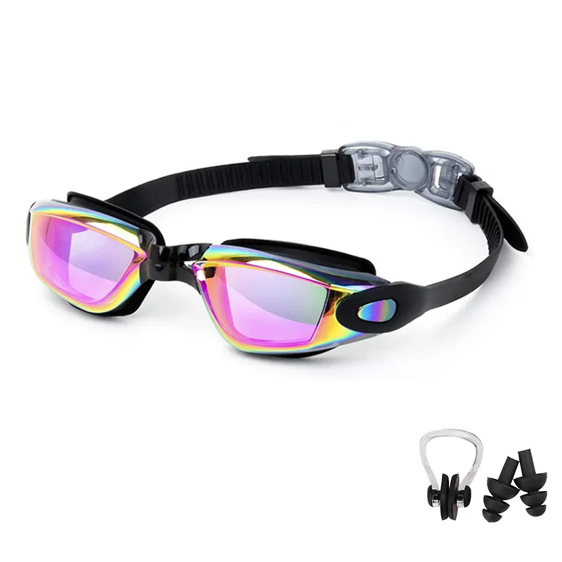 Swimming Goggles for Men Women Swim Glasses Anti-fog UV Protection Waterproof Silicone Adjustable Adults Pool Diving Eyewear 2