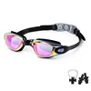 Swimming Goggles for Men Women Swim Glasses Anti-fog UV Protection Waterproof Silicone Adjustable Adults Pool Diving Eyewear 2