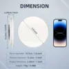 Portable Magnifying Mirror Portable Handheld Magnifying Makeup Mirror for Home Travel Beauty Tool 10x/20x/30x Magnification 4