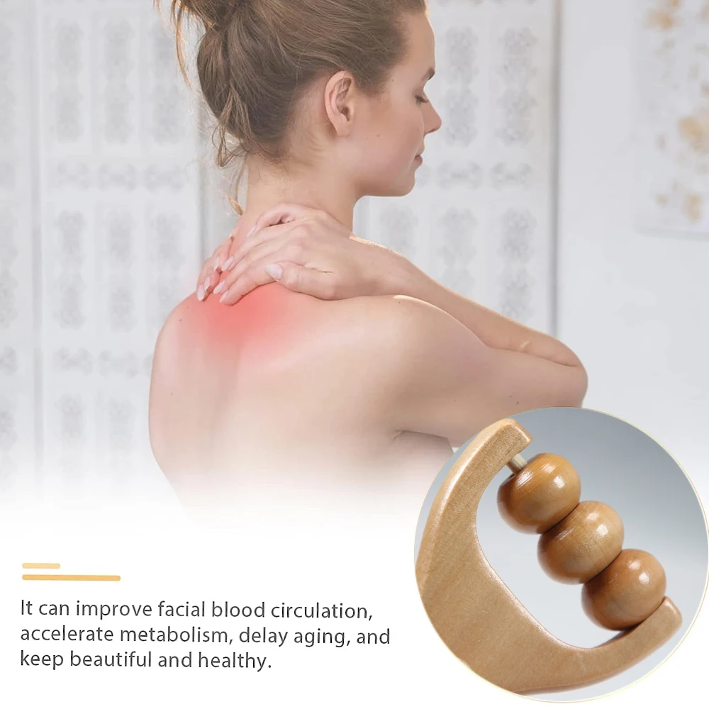 Wooden Full Body Massage Roller
