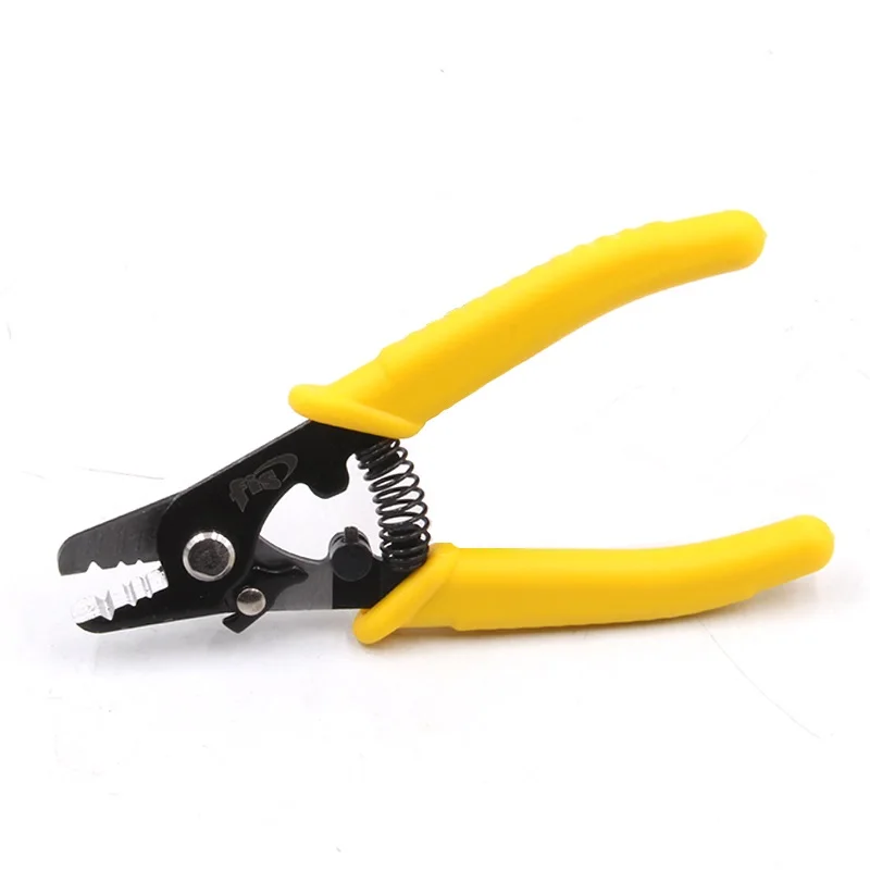 

10pcs/lot F11301T Miller clamp Fiber stripping pliers F-11301T Optic Stripper Miller Wire Pilers Tri-Hole Fiber cutter