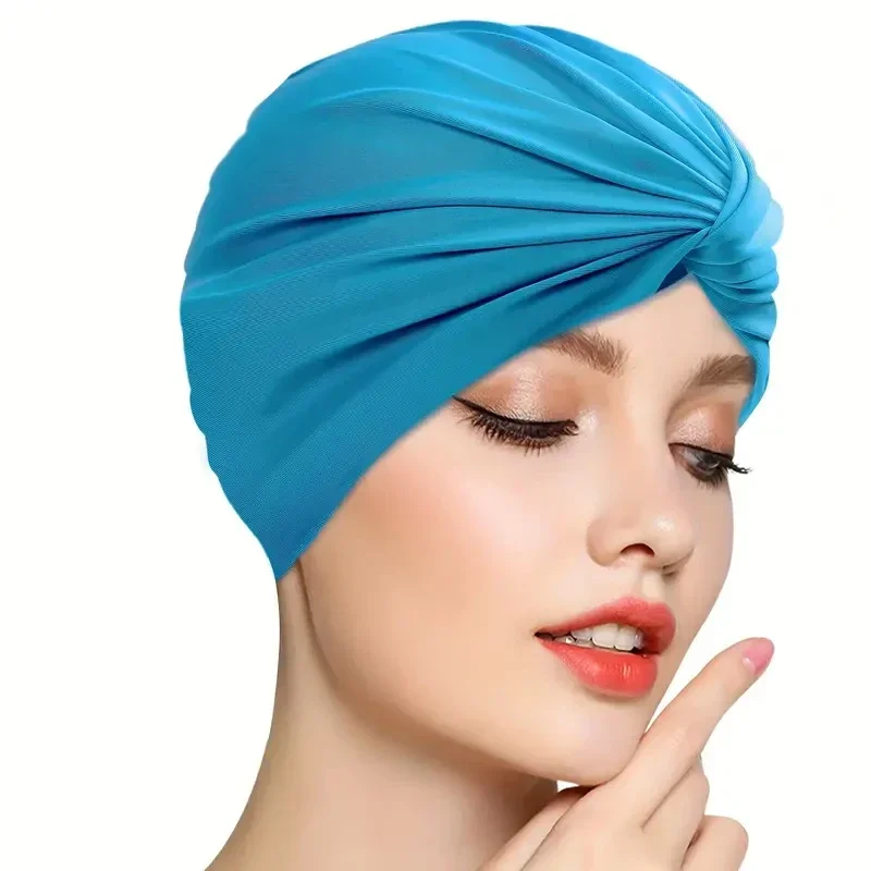 1pc Anti-Slip Swimming Cap for Long, Curly, Thick Hair and Braids - Perfect for Beach and Pool with Flexible Fit 3