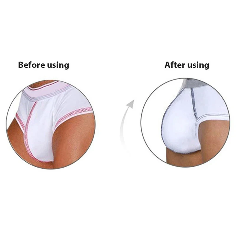 Men 3D Silicone Pouch Gaff Pad Underwear Inserts Crotch Enhancer Skiing Protective Gear For Sports Dancing Swimming