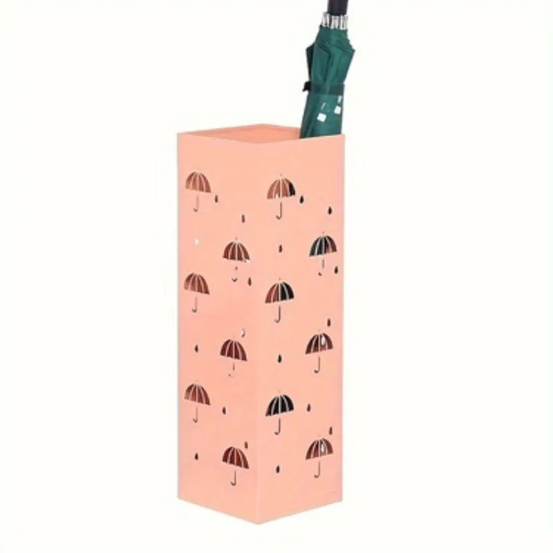 Iron door umbrella rack storage device Umbrella raindrop ventilation Creative design umbrella storage bucket economic simplicity
