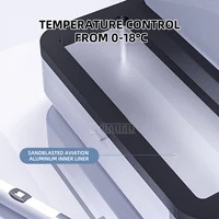 Mini réfrigérateur domestique Portable, boîte à température constante, boîte de réfrigération à double usage froid et chaud 3