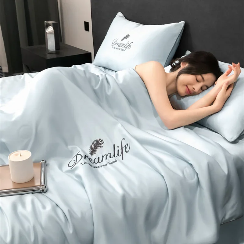 Summer Quilt Summer Quilt Set Bed Comforter 1 Pc Queen Size Soft Comfortable Quilts Machine Washable Single Double Blanket for Bed Quilted Spring Summer Quilt Comforter