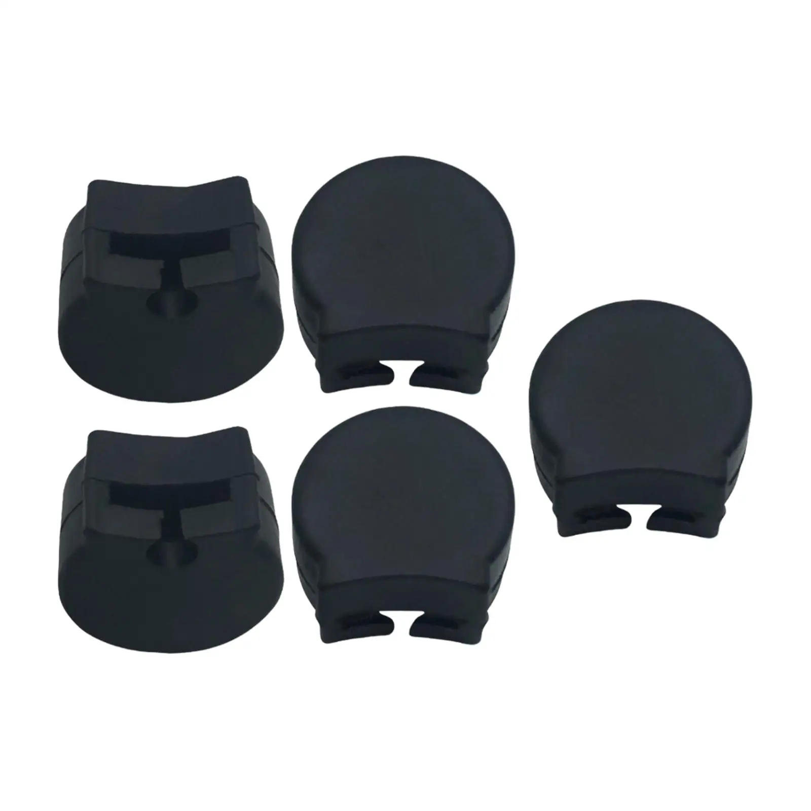5Pcs Rubber Clarinet Oboe Thumb Rest, Cushion Protector, Hand Rest Stand for Woodwind Instrument