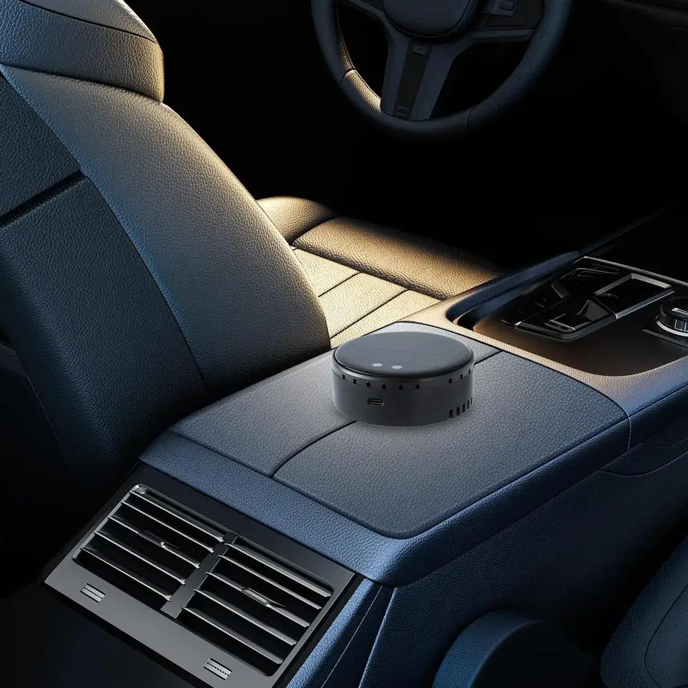 Air Purifier For Car Solar Portable HEPA Car Purifier Air Freshener Small Home Deodorizer Odors Vehicle Accessories With USB