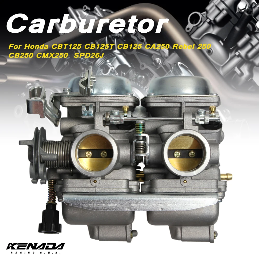 

Carburetor For Honda CBT125 CB125T CB125 CA250 Rebel 250 CB250 CMX250 SPD26J Supertiger 250 Vento Barracuda 250c Motorcycle Carb