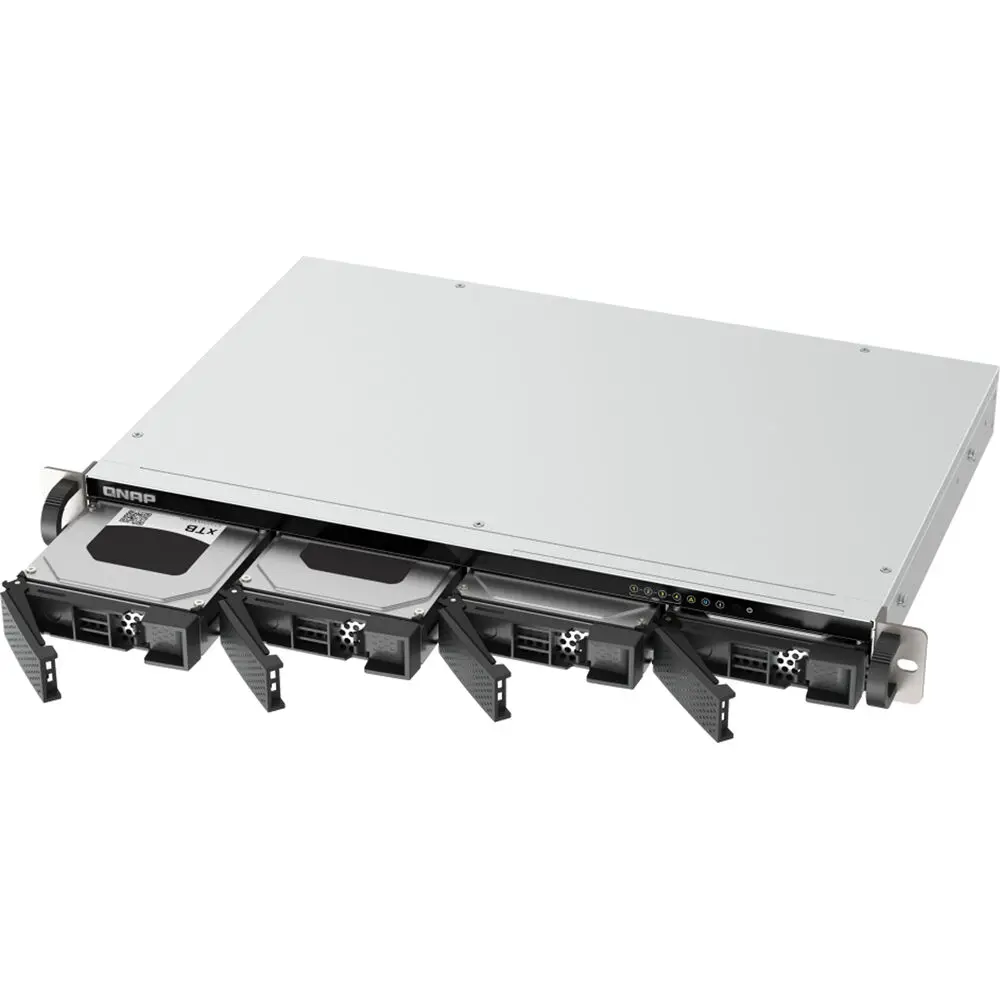 QNAP TS-433eU-CN 4베이 NAS 인클로저 4 x 3.5/2.5 SATA III 드라이브 베이 2.0GHz ARM Cortex-A55 4코어 CPU 4GB RAM