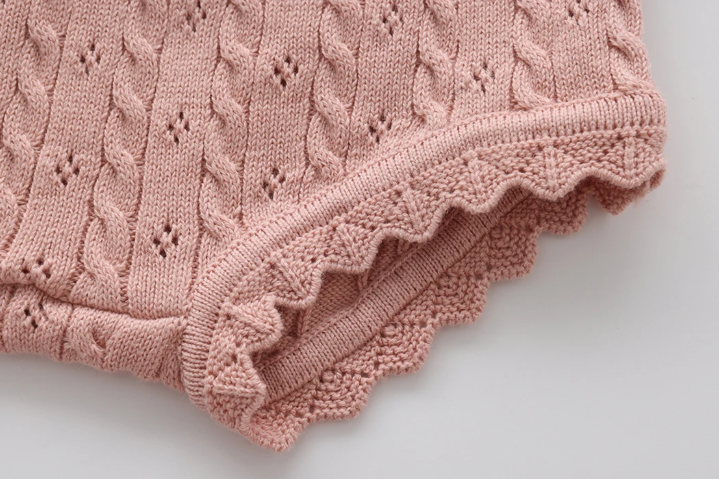 Neue Herbst Baby Mädchen Gestrickte Kleidung Sets Infant Strickjacke Pullover + Shorts 2 stücke Kleidung Sets Kleinkind Lange Ärmel Stricken outfits – Detail 11