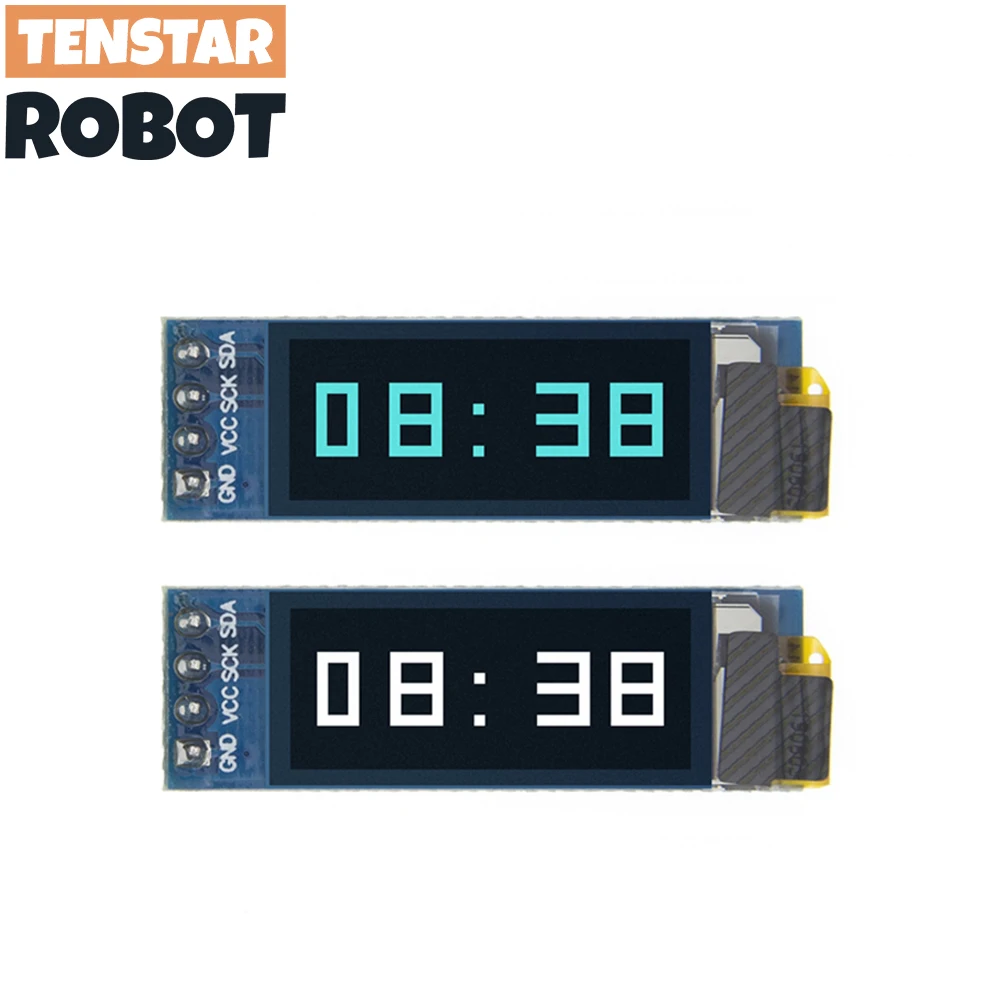 0.91 Inch OLED Module display module lcd display module oled display module led display 0.91" White Blue 128X32 LCD LED Display 0.91" IIC Communicate for Arduino