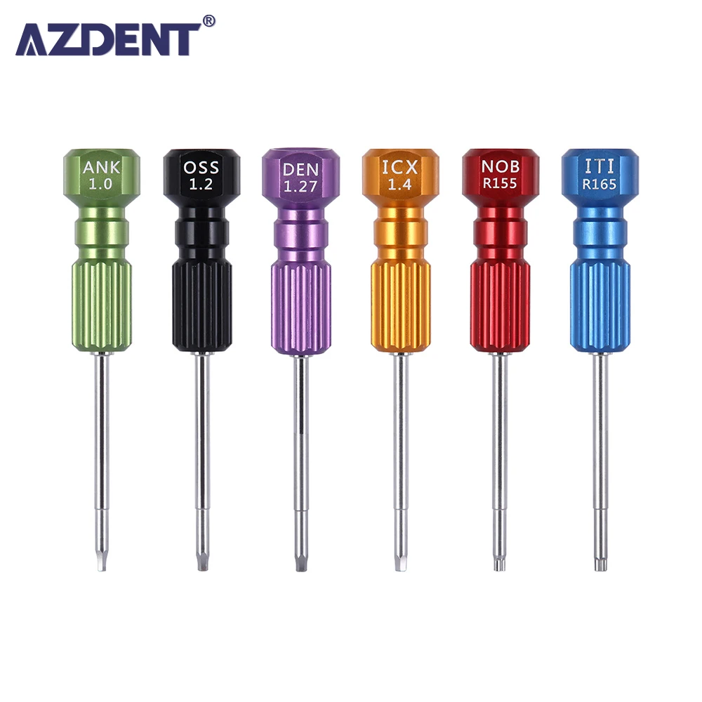 AZDENT Dentist  Screwdriver Dental Orthodontic Matching Dental Tools Micro Screw Driver for Implants Drilling Tool images - 6