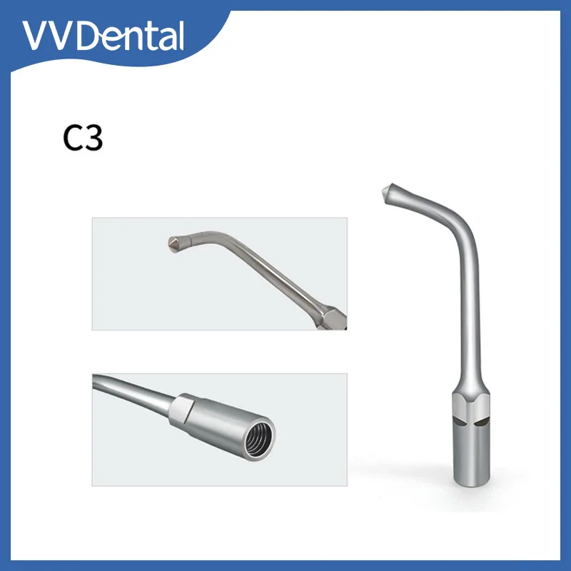 

VV Dental Ultrasonic Scaler Tip Scaling Periodontics Endodontics Endo Perio Scaling Tips C3 fit for EMS and WOODPECKER